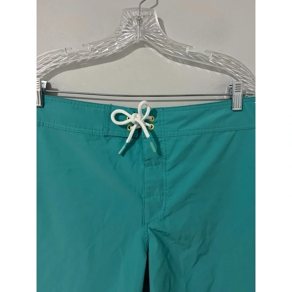 Chubbies Board Shorts Men's 38 Green Print Swim Trunks Drawstring